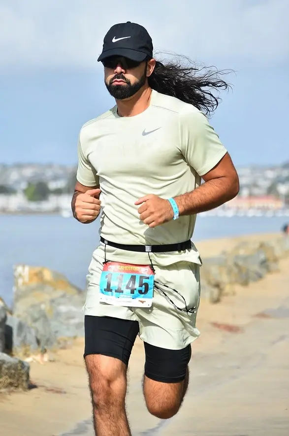 Justin Semaan running